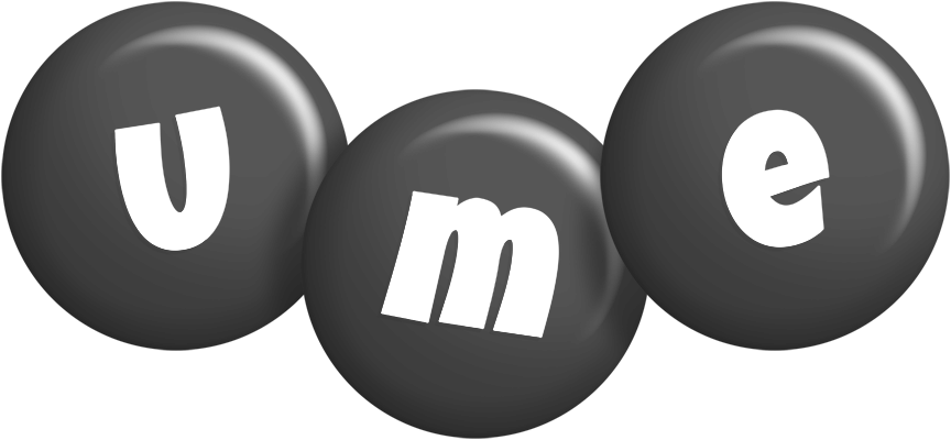 Ume candy-black logo