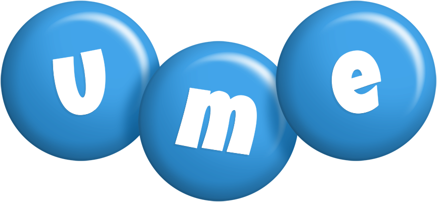 Ume candy-blue logo