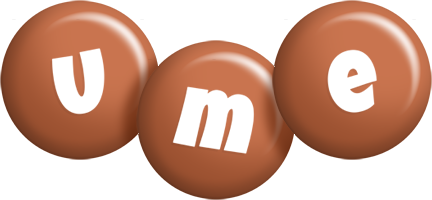 Ume candy-brown logo