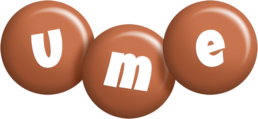 Ume candy-brown logo