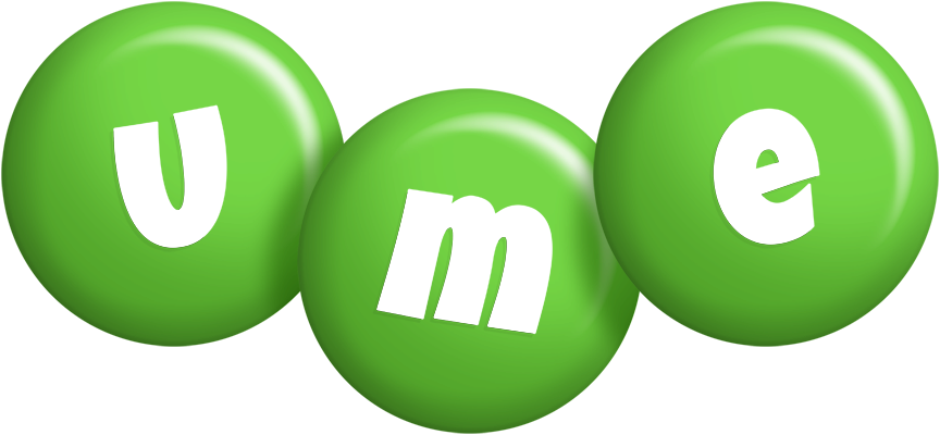Ume candy-green logo