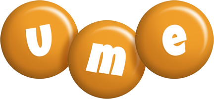 Ume candy-orange logo