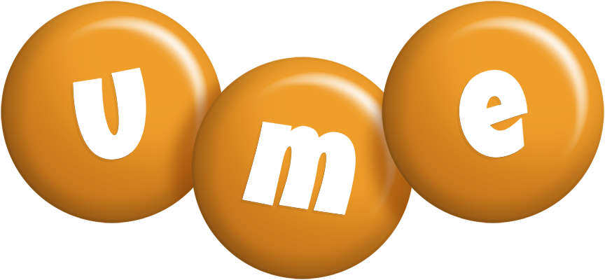 Ume candy-orange logo