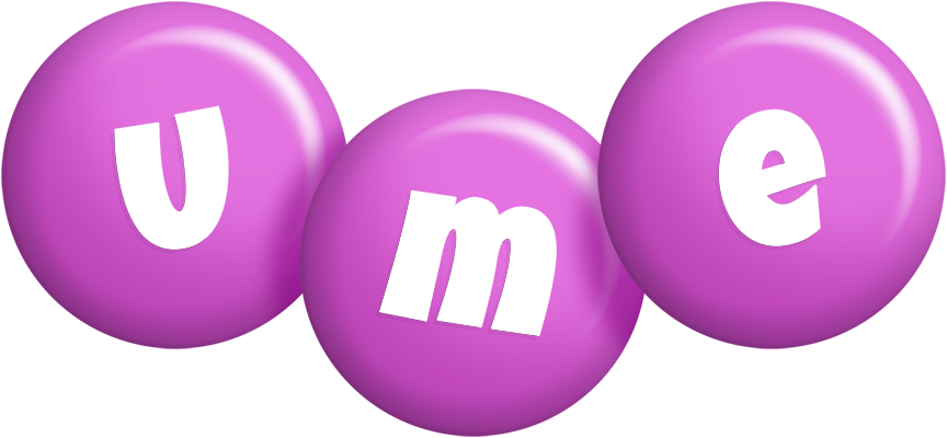 Ume candy-purple logo