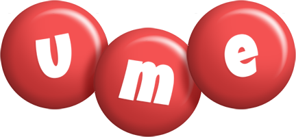 Ume candy-red logo