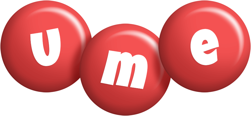 Ume candy-red logo