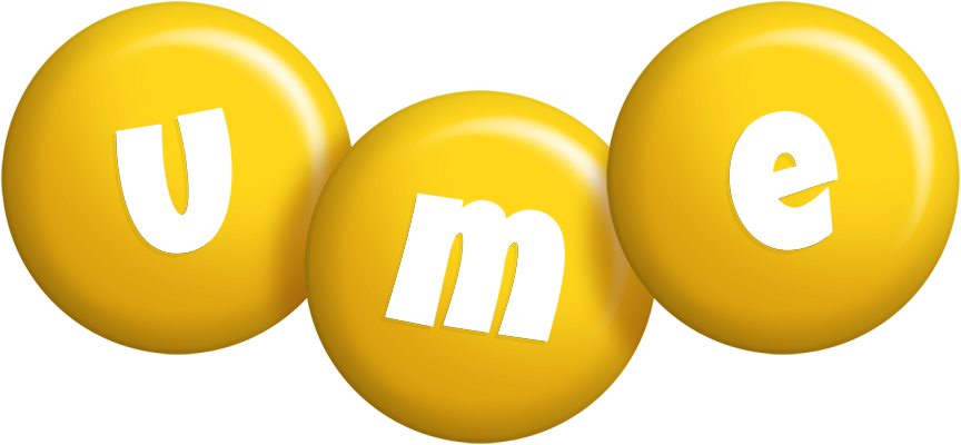 Ume candy-yellow logo