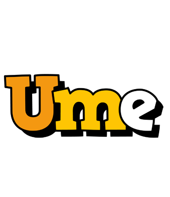 Ume cartoon logo