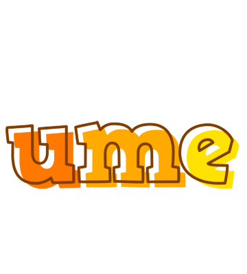 Ume desert logo