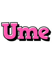 Ume girlish logo