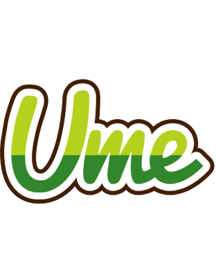 Ume golfing logo