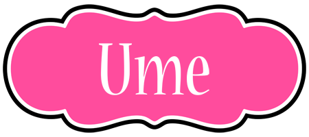 Ume invitation logo