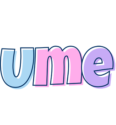 Ume pastel logo