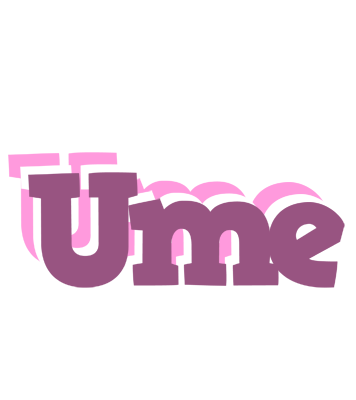 Ume relaxing logo