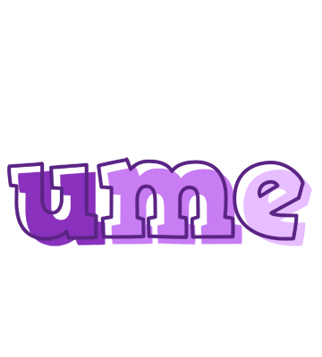 Ume sensual logo