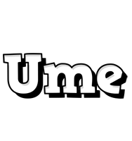 Ume snowing logo