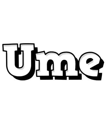 Ume snowing logo