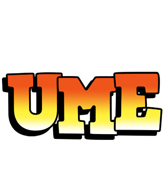 Ume sunset logo
