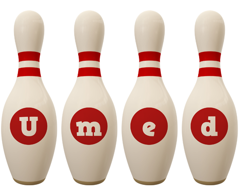 Umed bowling-pin logo