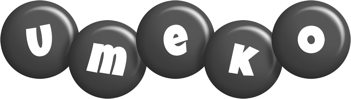 Umeko candy-black logo