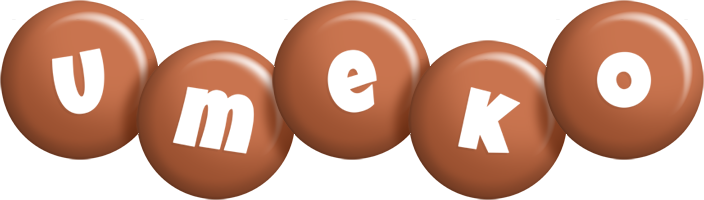 Umeko candy-brown logo