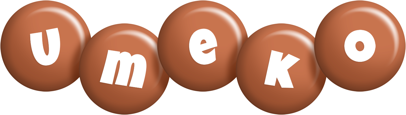 Umeko candy-brown logo
