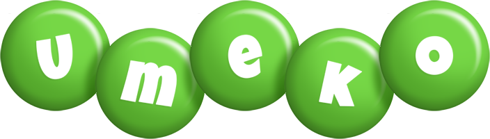 Umeko candy-green logo