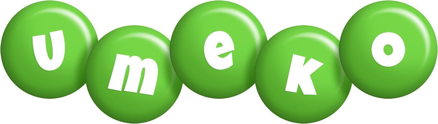 Umeko candy-green logo