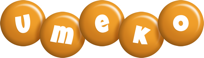 Umeko candy-orange logo