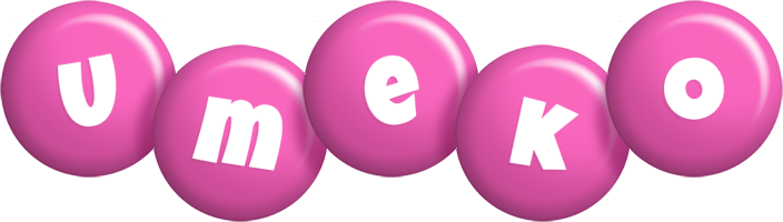 Umeko candy-pink logo