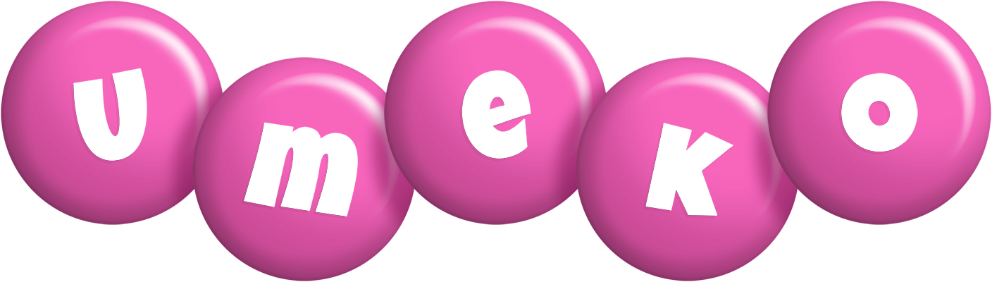 Umeko candy-pink logo
