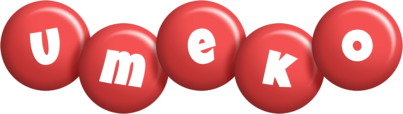 Umeko candy-red logo