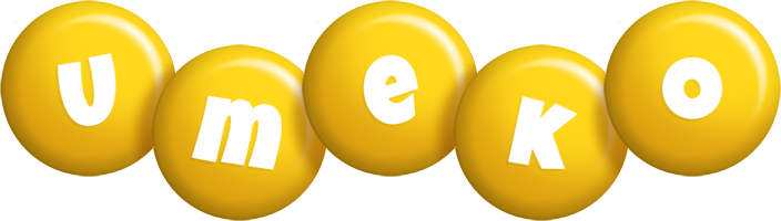 Umeko candy-yellow logo