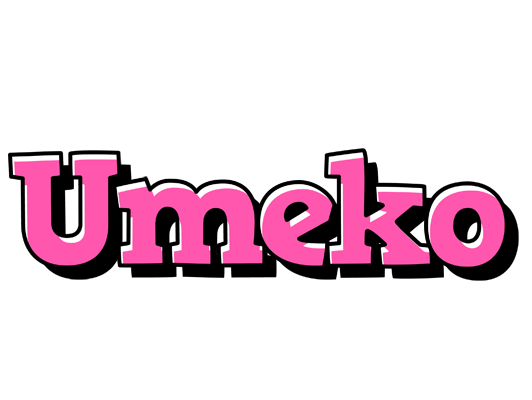 Umeko girlish logo
