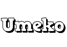 Umeko snowing logo