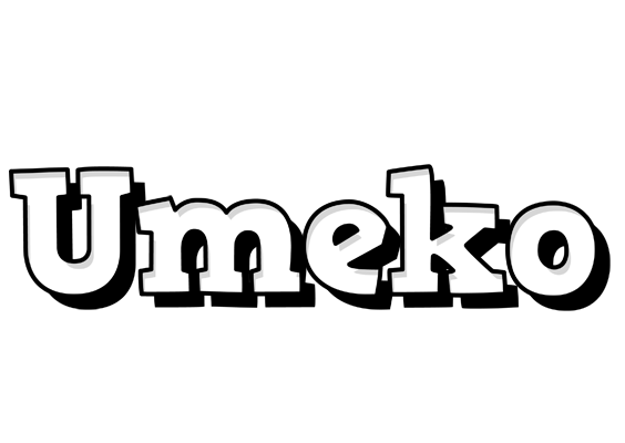 Umeko snowing logo