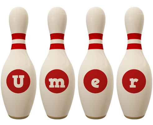 Umer bowling-pin logo
