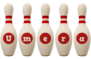 Umera bowling-pin logo