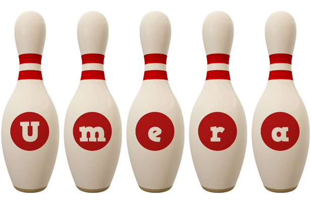 Umera bowling-pin logo