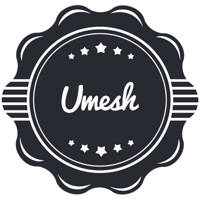 Umesh badge logo
