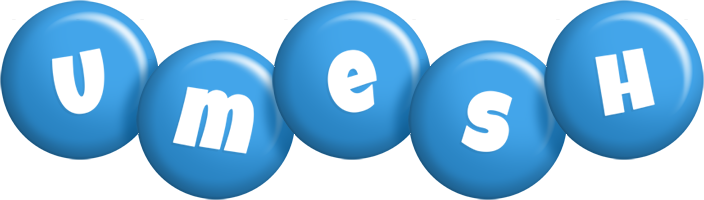 Umesh candy-blue logo