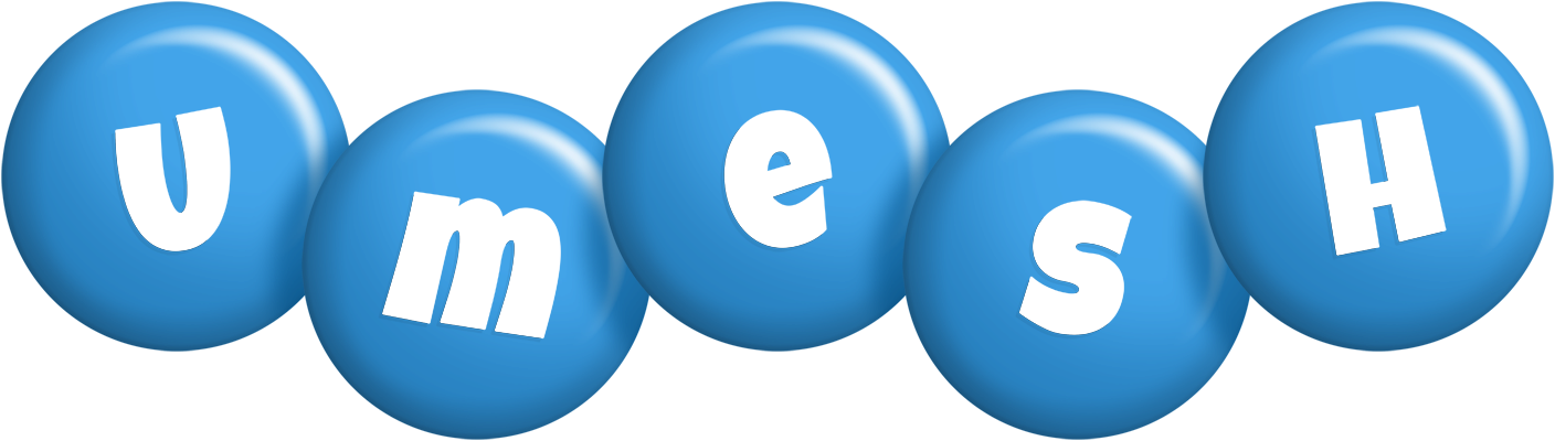 Umesh candy-blue logo