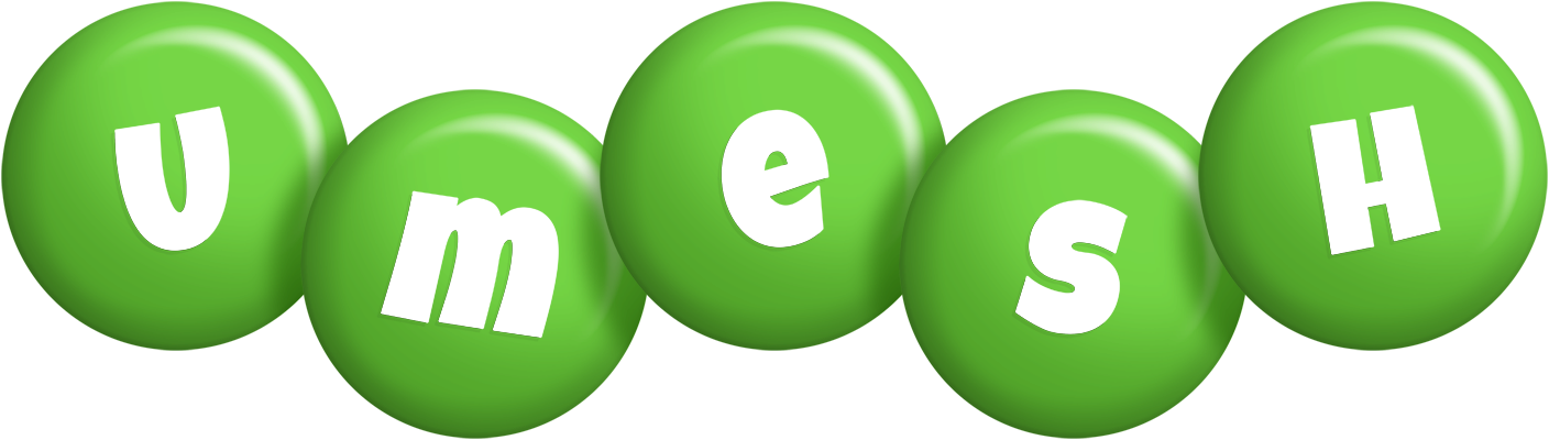 Umesh candy-green logo
