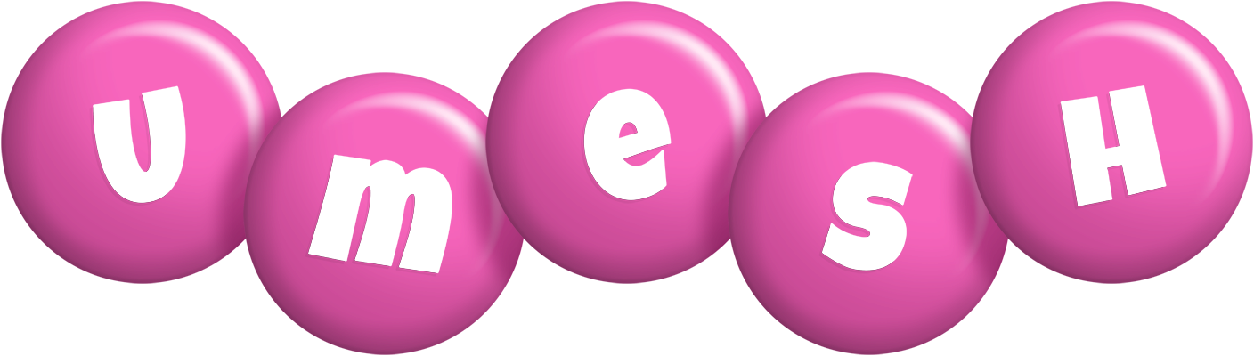 Umesh candy-pink logo