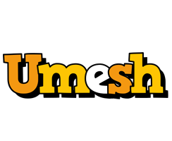 Umesh cartoon logo