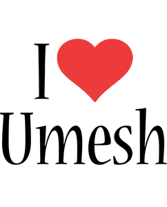 Umesh i-love logo