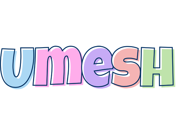 Umesh pastel logo
