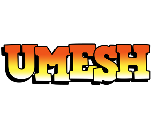 Umesh sunset logo