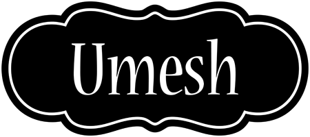 Umesh welcome logo