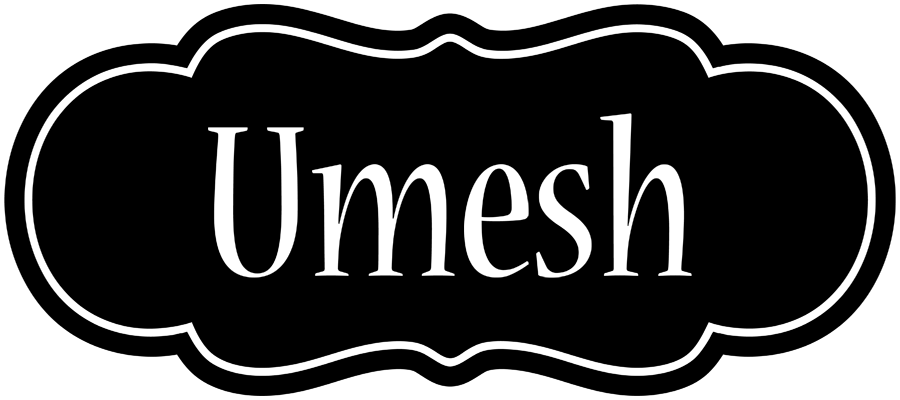 Umesh welcome logo